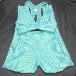 Booty by Brabants Seafoam CHROME SET- Leggings/top